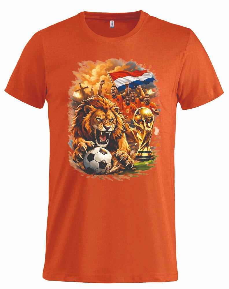 Oranje Leeuw & Trofee WK T-Shirt