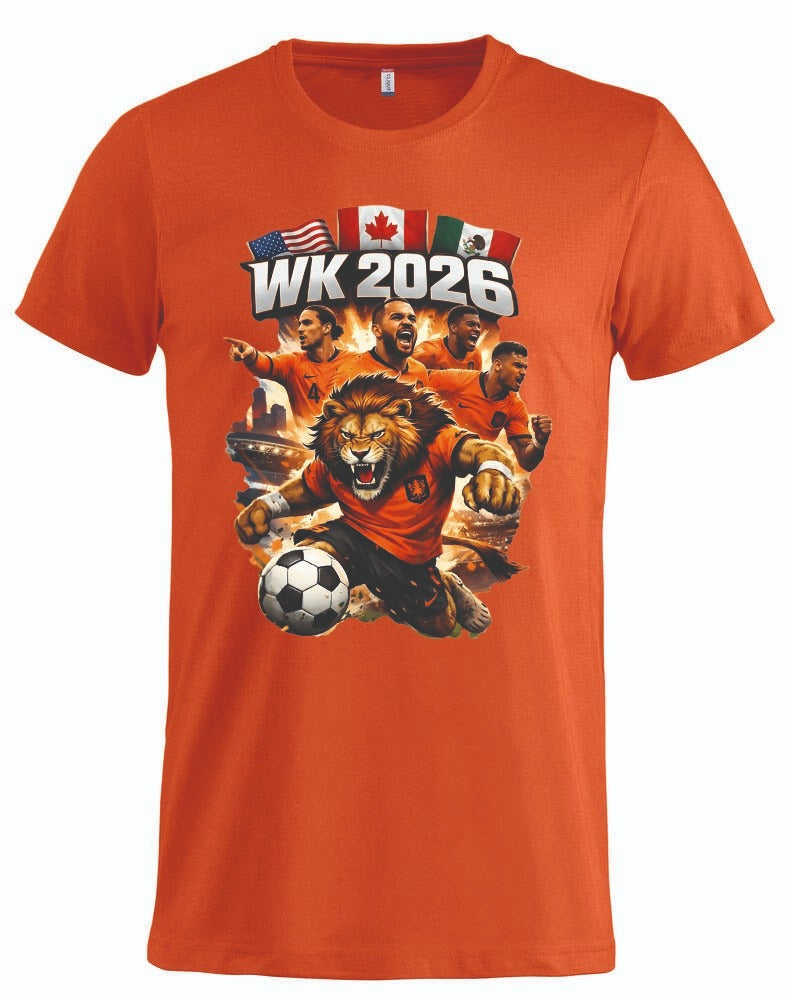 WK 2026 Nederland Leeuw T-Shirt