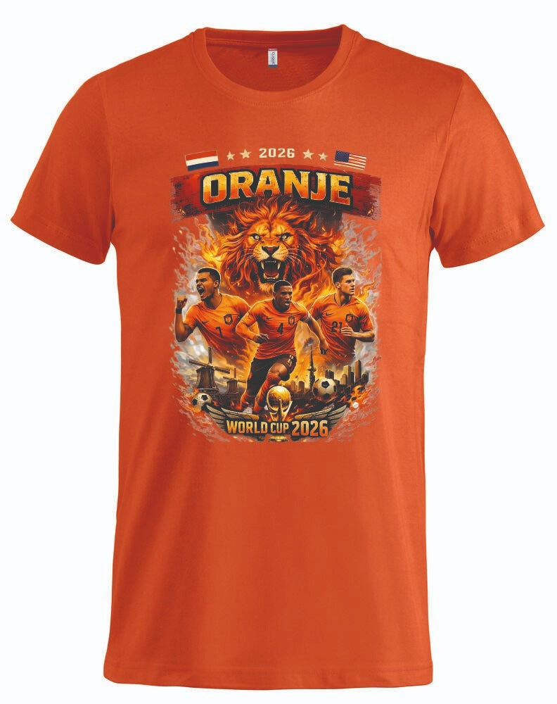 Oranje Fire World Cup 2026 T-Shirt