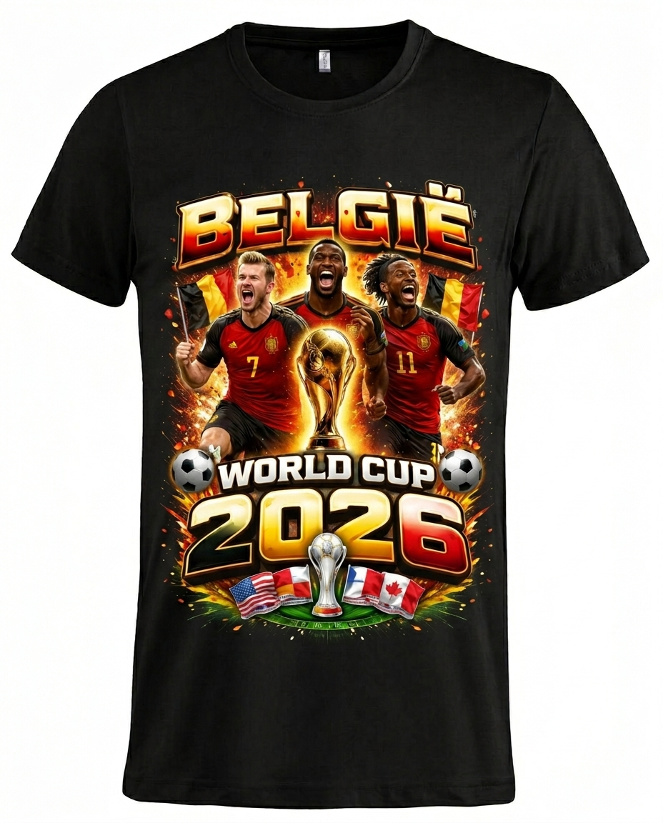 België T-Shirt - WK 2026 | Spelers