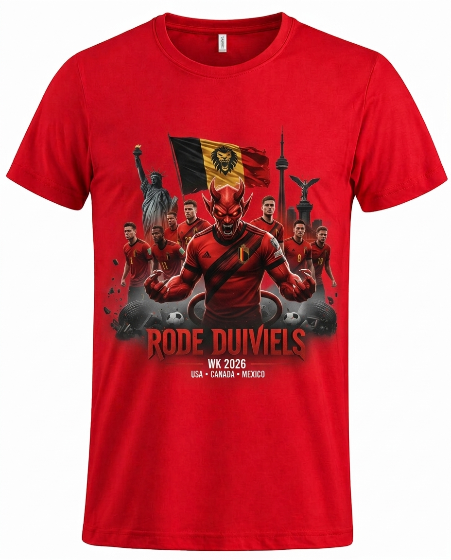 België T-Shirt - WK 2026 | Rode Duivels